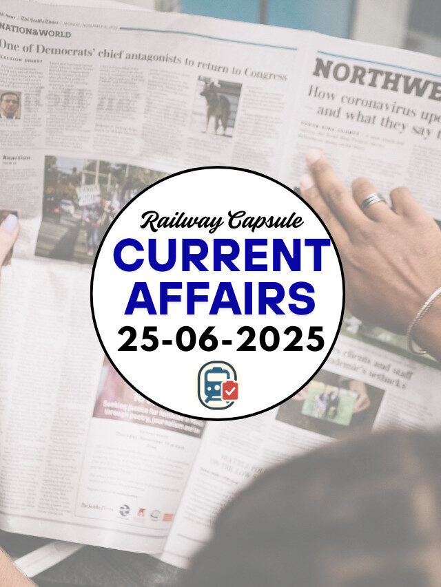 25 June 2025 Current Affairs | Daily GK in Hindi & English