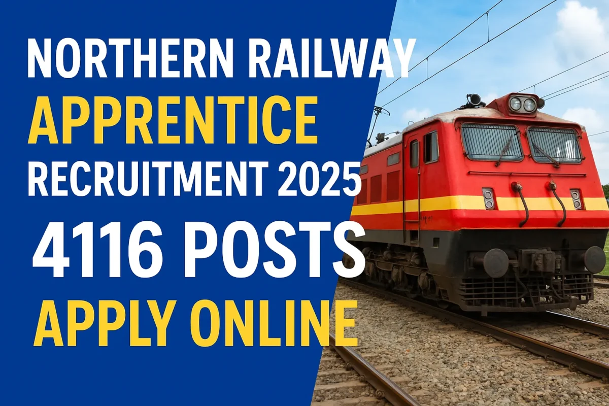 Northern Railway Apprentice Recruitment 2025 Apply Online Details